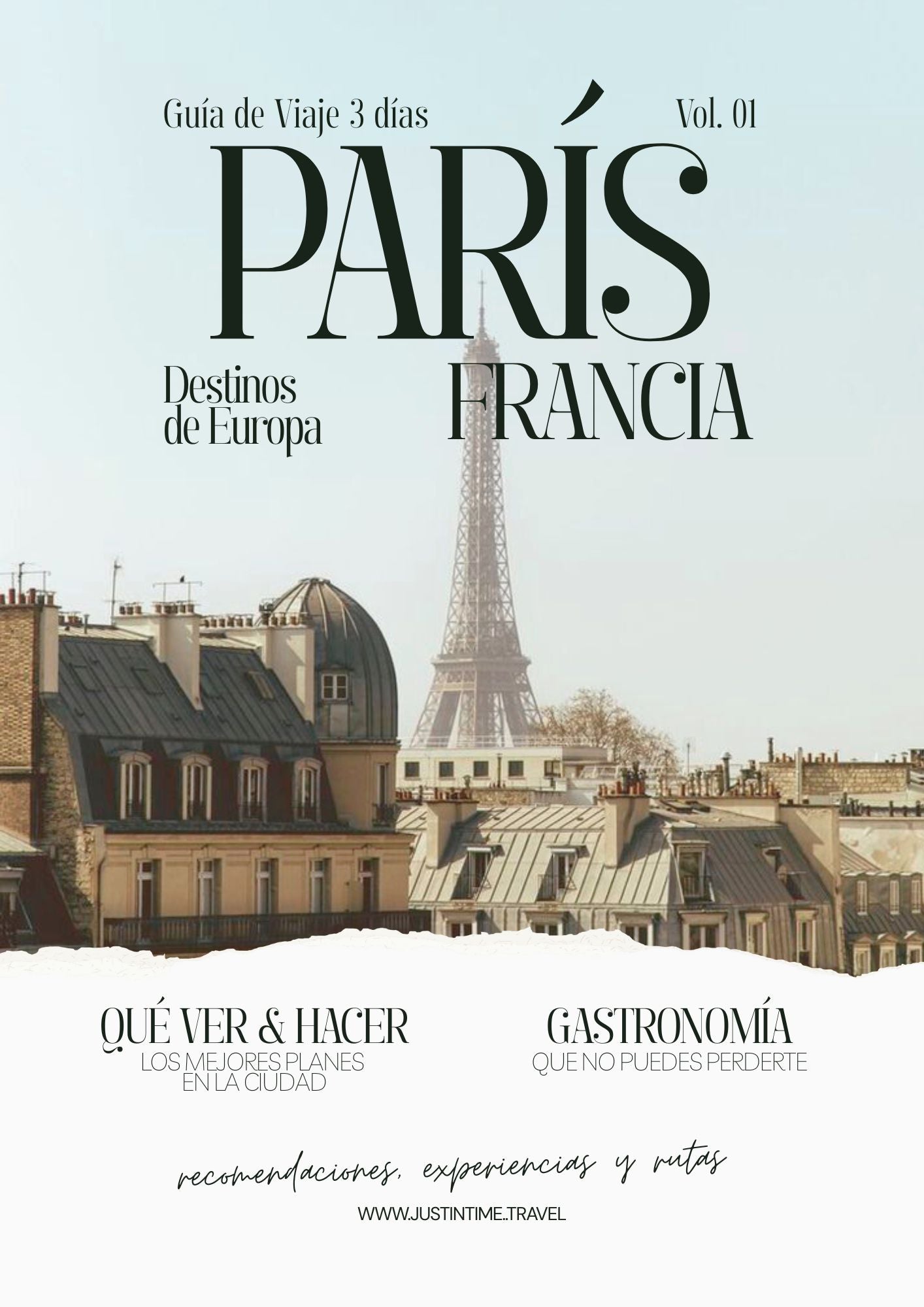 Guía Digital París en 3 días